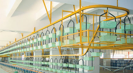 懸掛式柔性輸送線的結(jié)構(gòu)組成